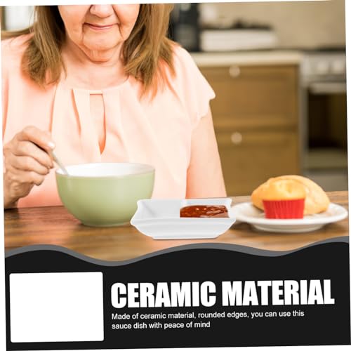 Petits bols en céramique empilables COLLBATH : set de table pour sauces, vinaigre et soja - 3