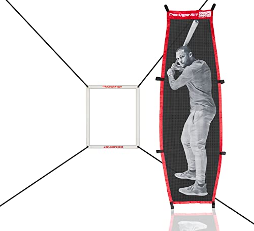 Powernet Andrelton Simmons Stand-In Batter | Improve Pitching Accuracy For Baseball Softball | Safely Train Throwing Inside (Stand-In Batter & Strike Zone) #TOP26