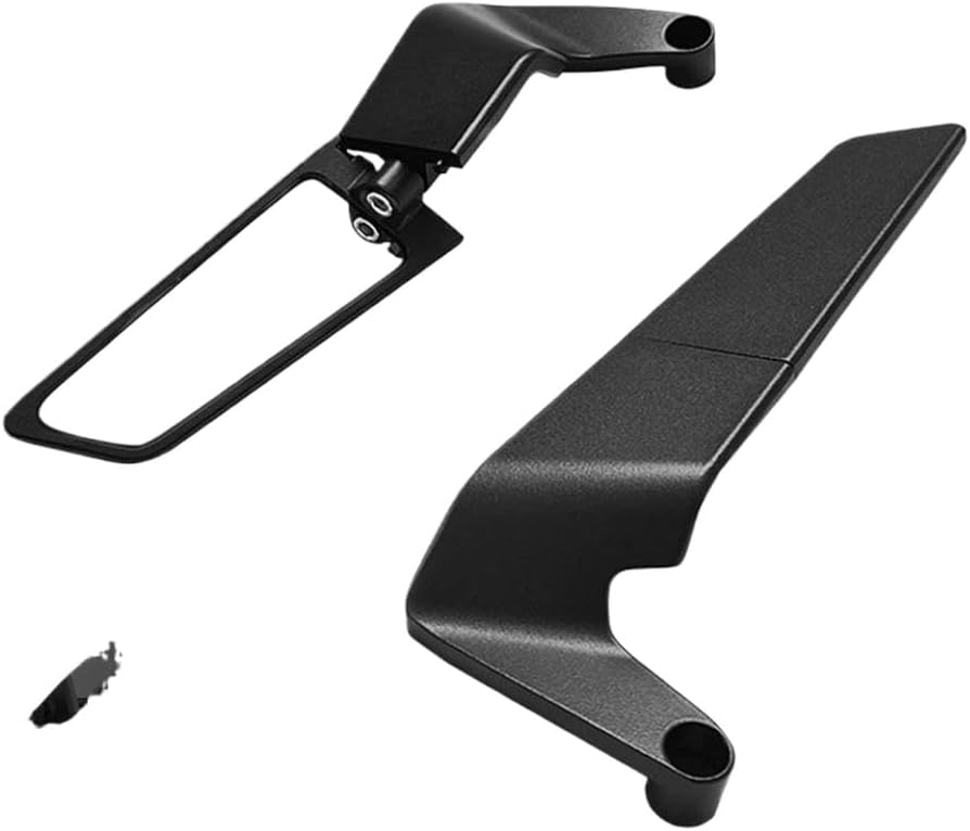 Motorcycle Mirror Stealth Winglets Kit Adjustable Rotating Mirrors Compatible With MT03 MT07 MT09 MT10 XMAX S1000R