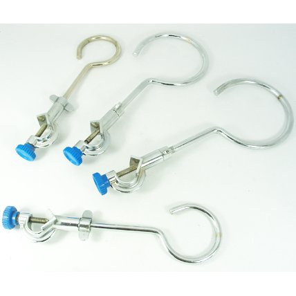 Laboy Set of Open Ring Retort Supports with Bosshead 60mm,80mm,100mm,140mm in Diameter