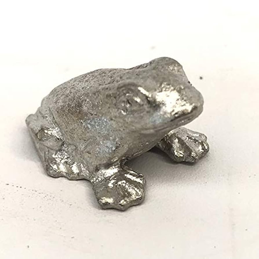 Amazon.co.jp: 【錫製（すず）ミニチュア蛙（カエル）】かえる