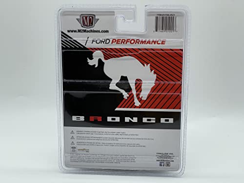 M2 Machines 1966 Ford Bronco escala 1:64 negro rojo miniatura 4