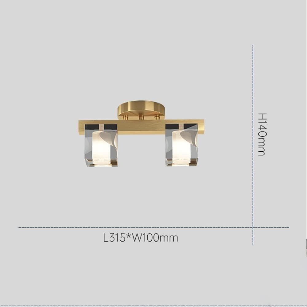 Amazon.com: Chandelier, Postmodern Chandelier Brass Drop Ceiling Lamp Crystal Ceiling Pendant Light Geometric Pendant Lamp Corridor Lighting Fixture, Living Room Bedroom Ceiling Lamps(Dark,A) : Tools & Home Improvement