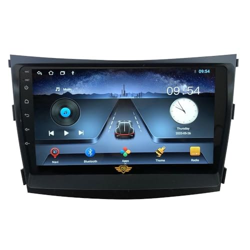 Image of Original QLED 9 inch Zlink Car Android Stereo | OS 13 | 4GB+64GB | Display Support Car Play & Android Auto | incl. AHD Rear Camera & Frame Compatible with Mahindra XUV 300-1 Year Warranty