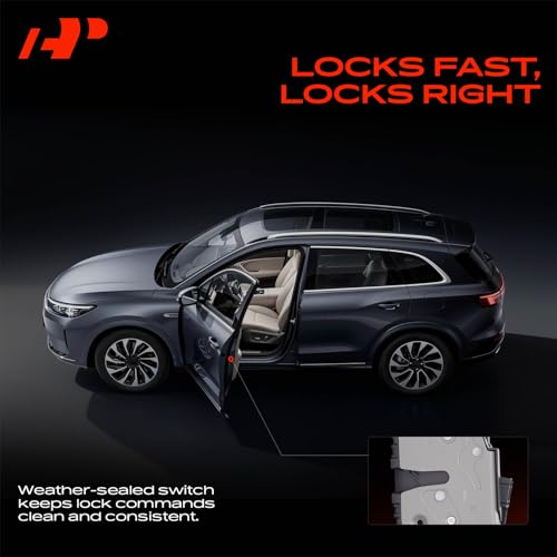 Image of A-Premium Rear Right Passenger Side Door Lock Actuator Compatible with Chevrolet Chevy Silverado 1500 2500 3500 Colorado Cruze & GMC Sierra Terrain & Cadillac CT6 XT4 XT6 & Buick Enclave Regal TourX