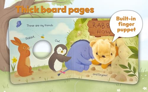 Image of Winnie-the-Pooh: Hello, Pooh! Finger Puppet Board Book for Babies and Toddlers