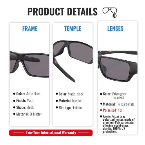 Image of Oakley TURBINE ROTOR OO9307 Shield Sunglasses With Official Eyewear Kit