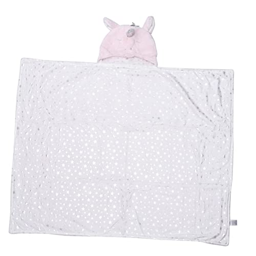 minkissy Albornoz para Niña de Algodón Suave con Capucha Animal Unicornio Toalla Absorbente y Multiusos para Baño y Playa Unisex Regalo para Recién Nacidos