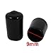 uxcell 25 Pcs 9mm Inner Dia PVC Vinyl End Cap Bolt Screw Thread Protector Black
