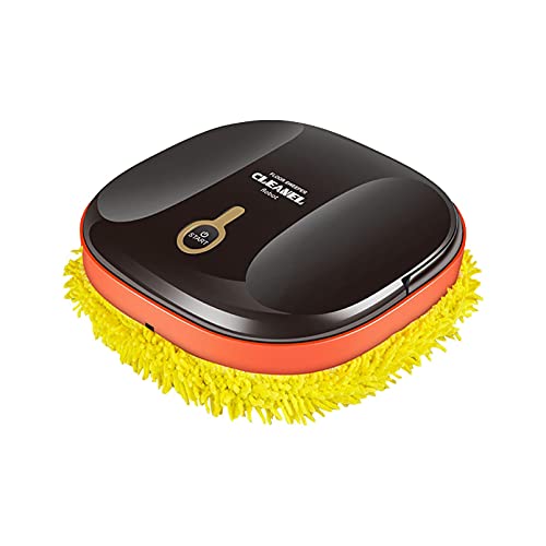 Lazy Home Smart Mopping Robot,Automatic Floor Mopping Robot Wet and Dry,Robot Vacuum,Sweeping Robot Household Mop,Sweeping Robot Vacuum Cleaner,Robot Vacuum Pet Hair,Robot Vacuum Cleaner (B, Black)