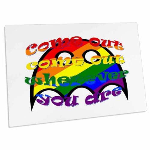 3dRose Desk Pad Quote LGBTQIA 23"x16"