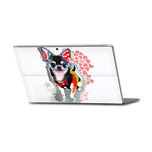 Autocollant Microsoft Surface Pro 4/5/6 skin vinyle chien Chihuahua Michel Keck