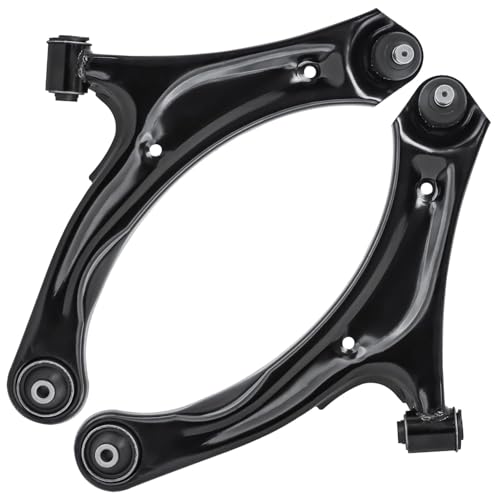 Image of Detroit Axle - Front End Control Arms Kit for 2004-2007 Suzuki Aerio 2 Lower Control Arms with Ball Joint 2 Sway Bar Links 2 Inner Tie Rod Ends 2005 2006 Replacement