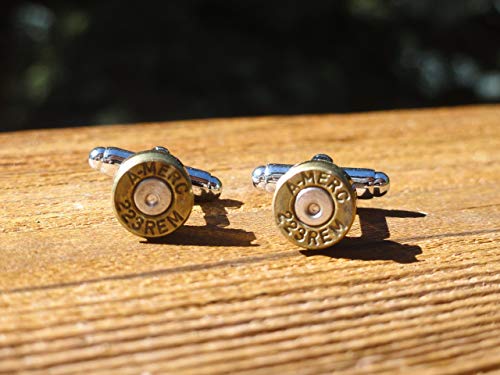 Gemelos de latón calibre .223 miniatura 2