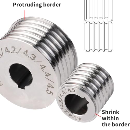 Accessoire de façonnage unique pour bijoux en acier avec roue de formage manuelle