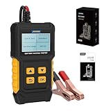 Car Battery Tester 12V Battery Load Tester AUTOOL BT360 6V-30V DC Charging Cranking Test 100-2000 CCA Automotive Alternator Tester Digital Auto Battery Analyzer for Vehicle Truck Motorcycle SUV Boat