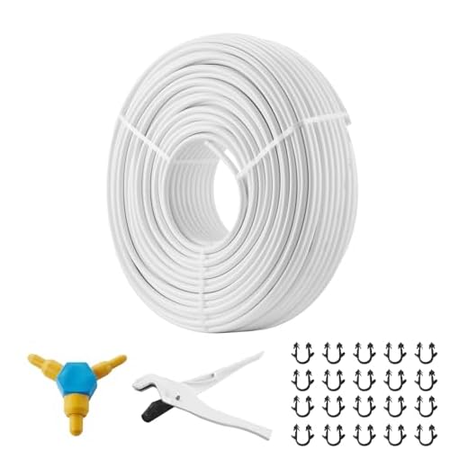 VEVOR Tubo PEX AL PEX para Calefacción por Suelo Radiante Rollo de 200m Tubo Compuesto de Aluminio y Plástico Φ 16mm Espesor de 2 mm con Barrera de Oxígeno para Gas, Agua Fría y Caliente de Hogar