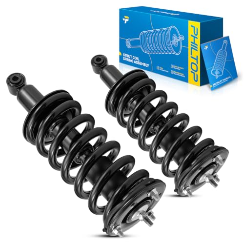 Image of PHILTOP Front Struts Assembly w /Coil Spring For Armada,Pathfinder Armada | Replace OE 171358*2,Quick Loaded Suspension‌ Struts For 2004-2015,2017-2024 TITAN 5.6L 4WD,2005-2015 Armada 5.6L 4WD