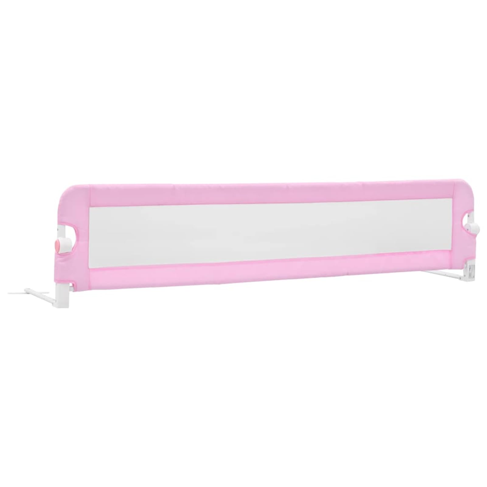 Gecheer Bettlaken 60 x 120 cm, Spannbettlaken für Babys, 60 x 120 cm, Sicherheitsgitter für Kinderbett, Rosa, 180 x 42 cm, Polyester