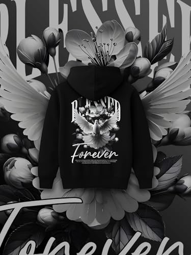 Image of Mens Printed Hoodie for Men Premium Casual Sweatshirt Man, Branded and Comfort Stylish Hoodies for Men Regular Fit Stylish Wear
