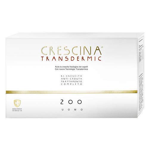 Crescina 200 Traitement Complet anti-chute et repousse cheveux homme 40 ampoules