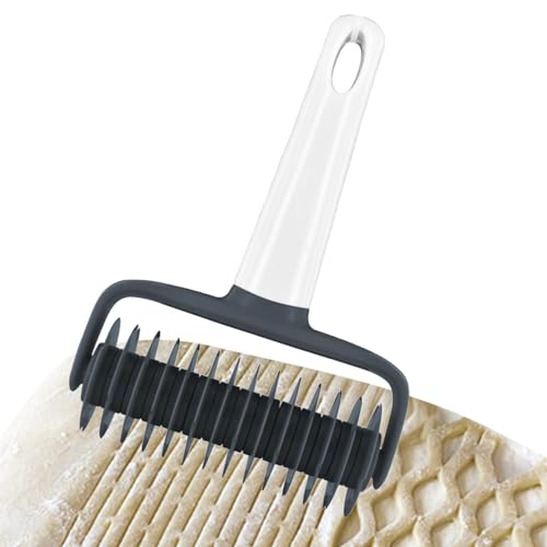 Tagliapasta Reticolo - Taglierina a rullo reticolare per pane, Rotella tagliapasta, taglia crostate, strumento di cottura fai-da-te a rullo, strumenti di pasticceria da forno per risparmiare per