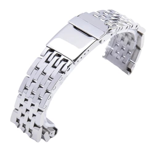 Bracelet montre 22mm acier inoxydable compatible Navitimer Avenger