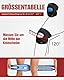 MitButy Kniebandage für Männer & Damen – Verstellbare Bandage Knie mit offener Patella & Integrierte Gel-Polster – Kniegelenkbandage zum Laufen, Gehen, Fitness, bei Gelenkbeschwerden– Kniemanschette