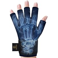 Highco Unisex Pain Relief Hand ICE-Pack Glove (Large, Navy Blue)