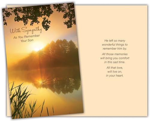 Loss Of Son Greeting Card