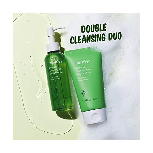 innisfree Green Tea Hydrating Cleansing Foam Creamy Face Cleanser