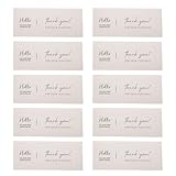 Tofficu 50pcs Adhesive Sealing Stickers for Present Boxes Rectangular Box Label Stickers Self-Adhesive Packaging Supplies and Paste for Home and Office Organization