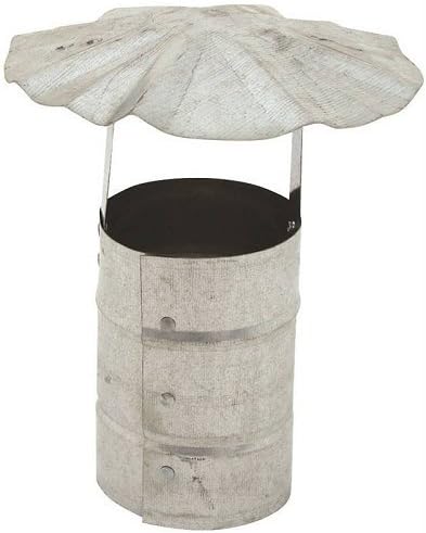 Billy Penn 8100 Galvanized Steel Roof Cap, 3"