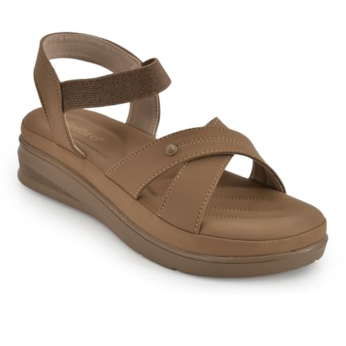 Image of SELBRO Stylish Wedges Sandals For Women & Girls| Extra Soft Sandals For Women SLB-CHD19