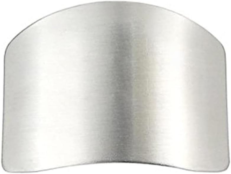 Finger Hand Protector Stainless Steel Slice Shield 1/2 Guard Cut Protect Safe Use Home Kitchen Cooking Tool