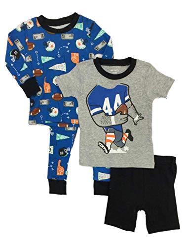 Pyjama football coton coupe ajustée lot de 4 pièces ultra douces