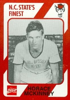 Autograph Warehouse Horace McKinney Basketball Card (N.C. North Carolina State) 1989 Collegiate Collection No.61