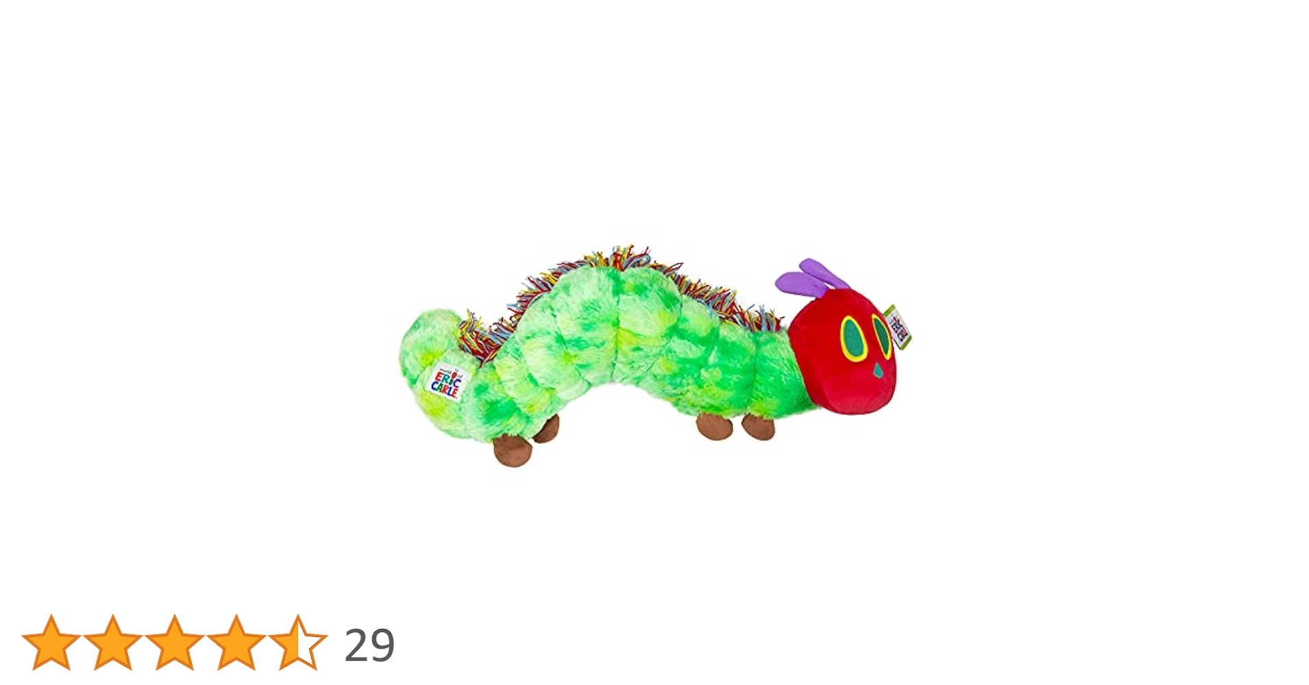 はらぺこあおむし　エリックカール　ぬいぐるみ はらぺこあおむし ぬいぐるみ L 約34cm エリックカール 絵本