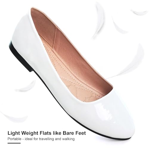 Image of SAILING LU Casual Shoes for Women Dressy Ballet Flats | Comfort Fit, Work Shoes,Casual for Women, Slip-Ons Loafers