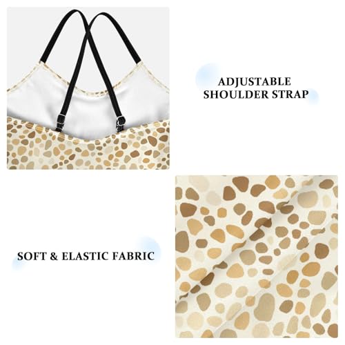 senya Girls Swimsuits One-Piece Swimwear Tie Bathing Suit Beach Summer Round Neck 5-6T Leopard Print Light Yellow3