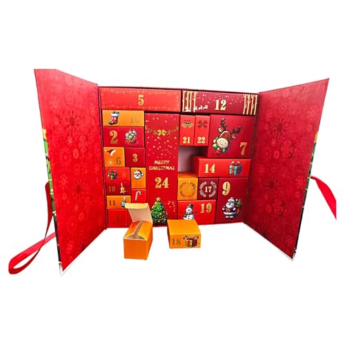 Calendrier de l'Avent boîte de collection pour femme, homme et adolescent