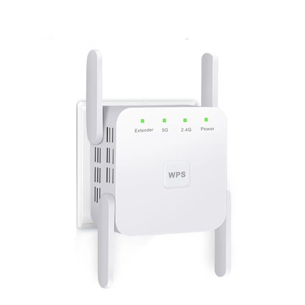 BSLVWG 1200Mbps WiFi Extender Signal Booster,WiFi Repeater, Covers Up to 3600 Sq.ft & Supports 80 Devices,Internet Booster,AP Mode with Ethernet Port, Home Wireless Signal Booster (White)-picture-26