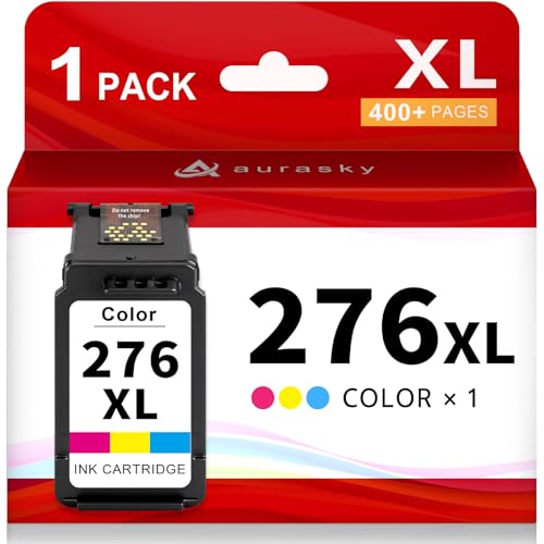 Image of 276XL Ink Cartridges Replacement Compatible for Cannon 276XL CL-276 276 XL Ink Cartridge for Canon PIXMA TR4720 TS3522 TS3500 TR4700 TR4722 TS3720 Printers (1 Color)