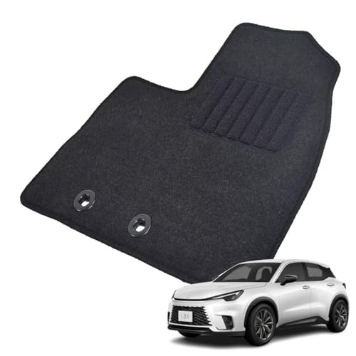 Kemmel レクサス 新型LBX 10系/15系 令和5年11月〜 2WD/4WD共通 専用 フロアマット カーマット GX生地/ブラック (フロントのみ/刺繍ロゴなし)