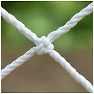 Veiligheidsnet, balkonbescherming, nylon veiligheidsnet, wit, geschikt voor balkontrapleuningen, binnen- en buitenramen, tuinhekken, constructie-isolatie, klimmen, hangende clo (1*3M (3*10Ft))