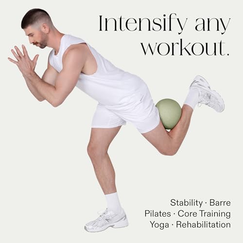 Image of Bala Pilates Ball, Non-Weighted Exercise Ball for Yoga & Barre - Small 8 inch