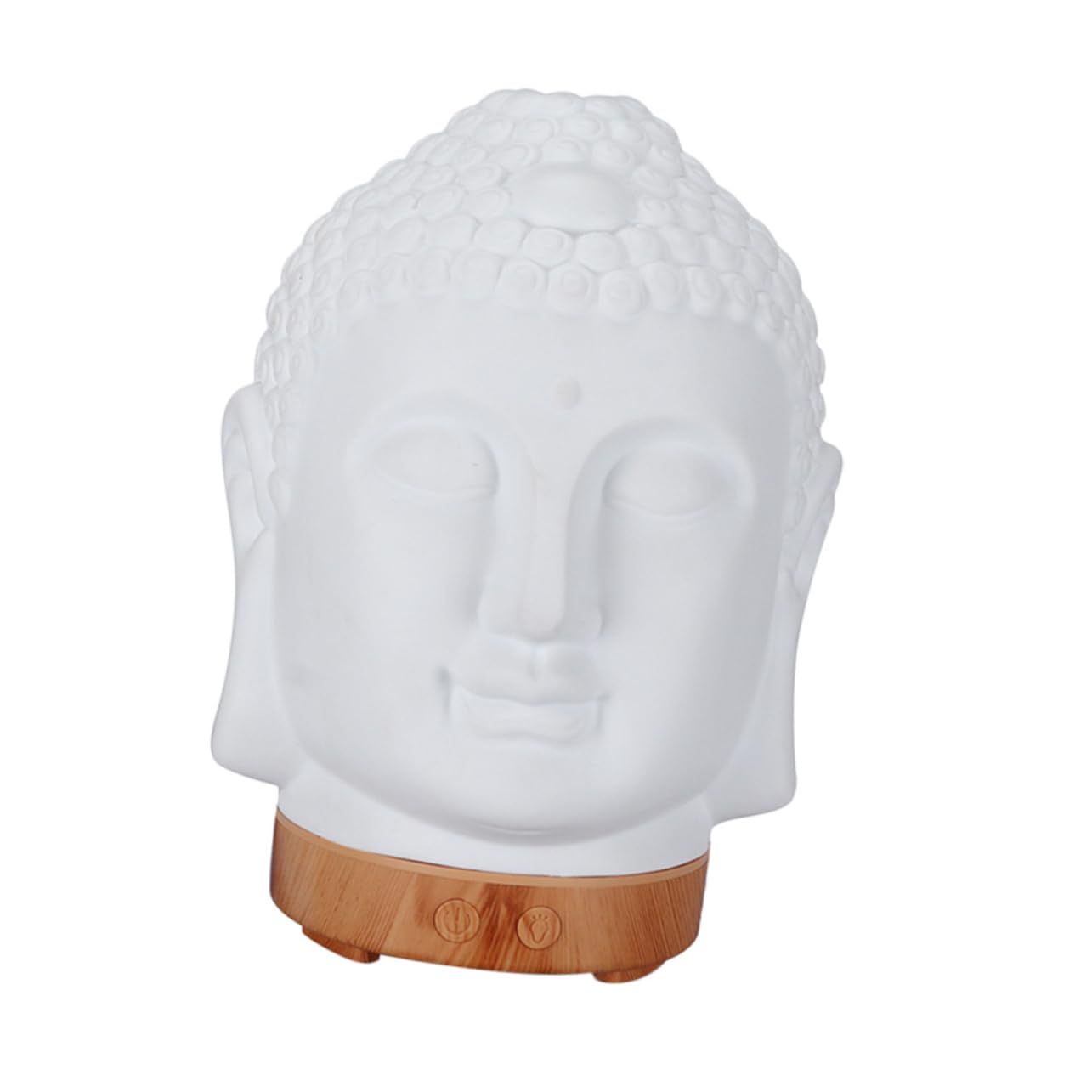 Luftbefeuchter Buddha-kopf-form Keramik Aroma-diffusor Aromatherapie-zerstäuber Öl-diffusor Für Schlafzimmer Nachttisch Schreibtisch