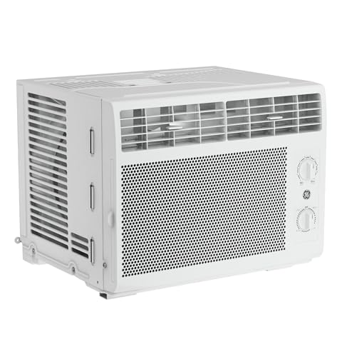 GE Window Air Conditioner Unit, 5,000 BTU for Small Rooms up to 150 sq ft. with Manual Adjustable Fan and Cooling Settings, Perfect for Small Bedroom or Living Room, Easy Install Kit Included, White - Image 3