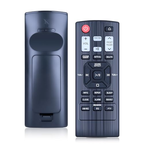 COV30748165 COV34618202 Replacement Remote Control Commander Compatible with LG CM4360 XBOOM 230W Hi-Fi Entertainment System CM4360.AGBRLLK CMS4360F