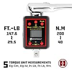 Powerbuilt 1/2-Inch Drive Digital Torque Adapter, 29-147 Ft-Lb and 40-200 Nm, Alert Signals Torque Setting, Electronic Torque Wrench Converter with Digital Display, ±1% Accuracy - 940962 - Image 2
